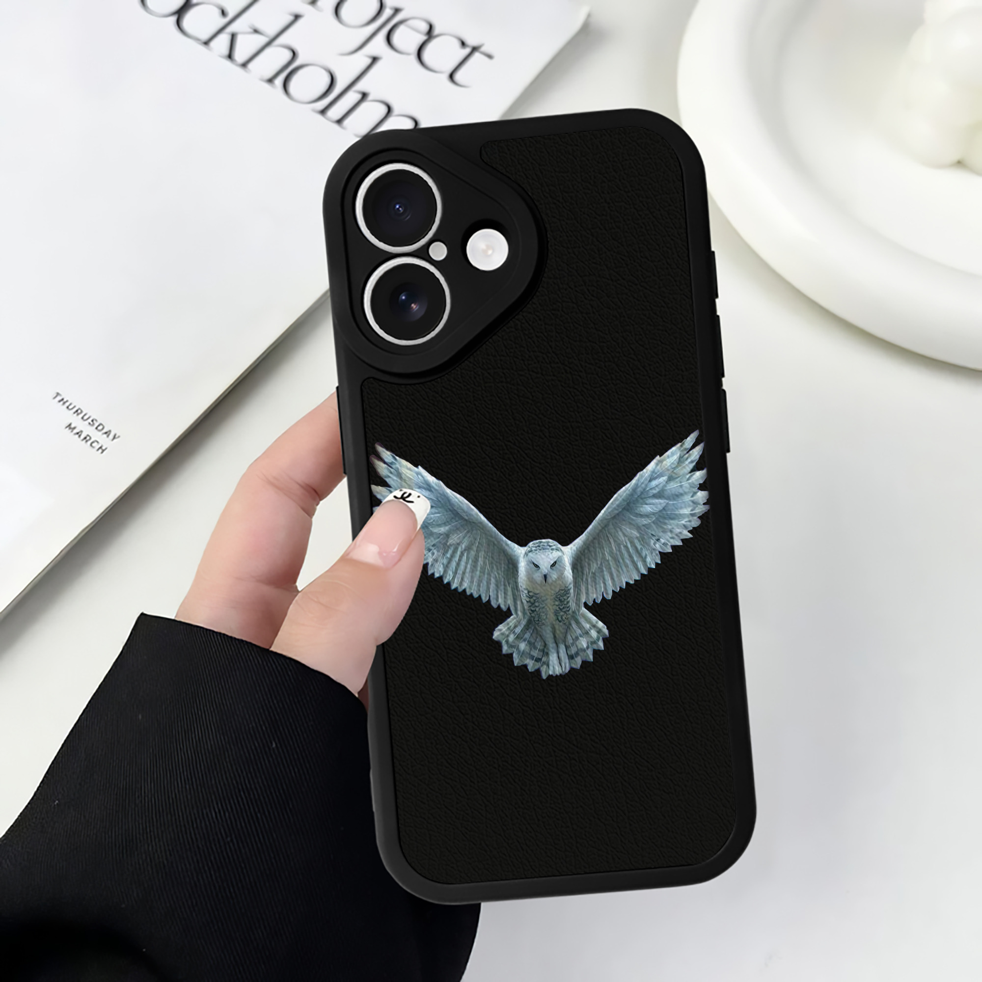（画像用） Harry Potter ハリー・ポッターシリーズ 【iPhone 16シリーズ対応】シリコンスマホケース（レザー調） 材質：シリコン